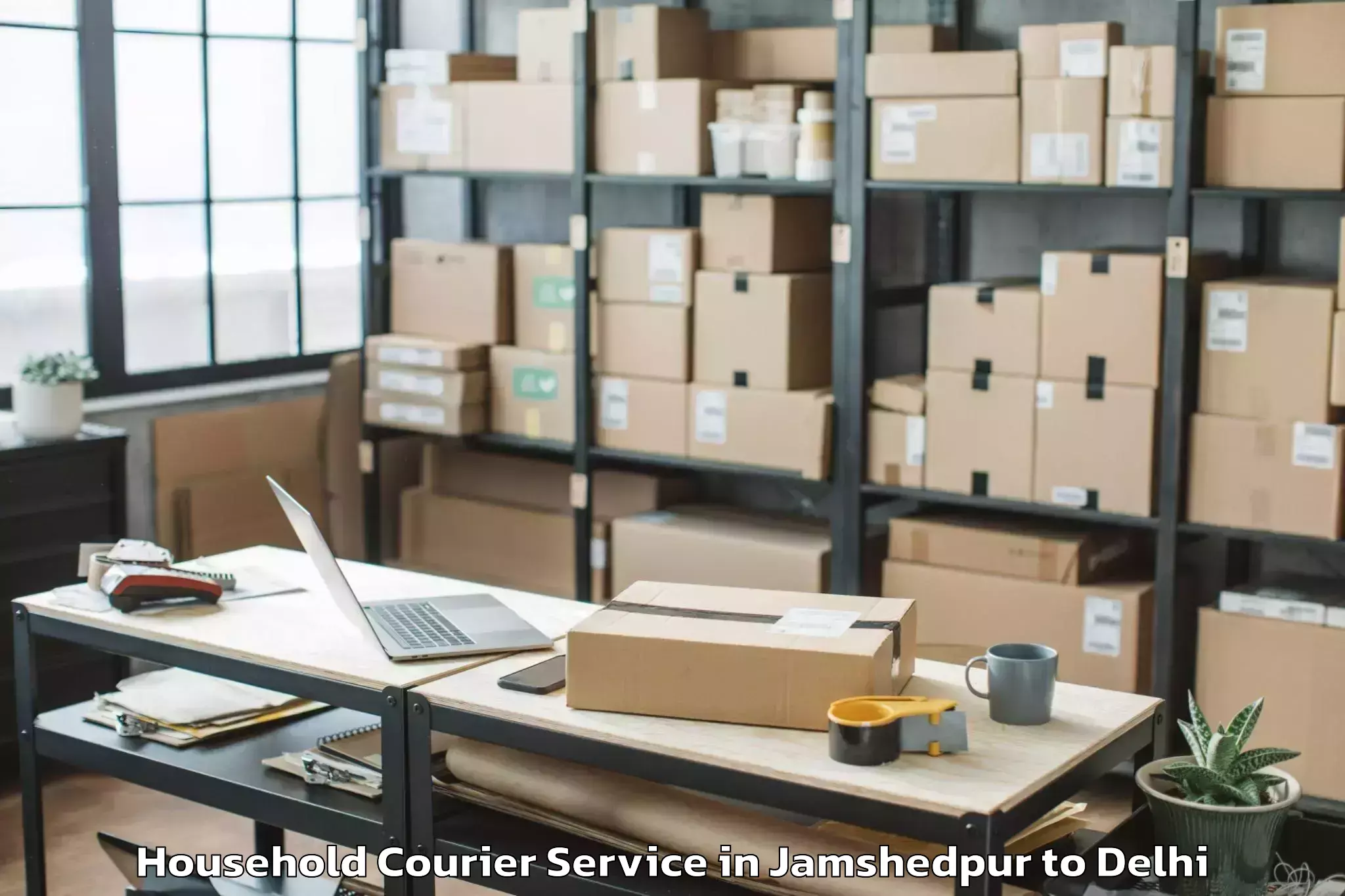 Top Jamshedpur to Delhi Cantonment Household Courier Available